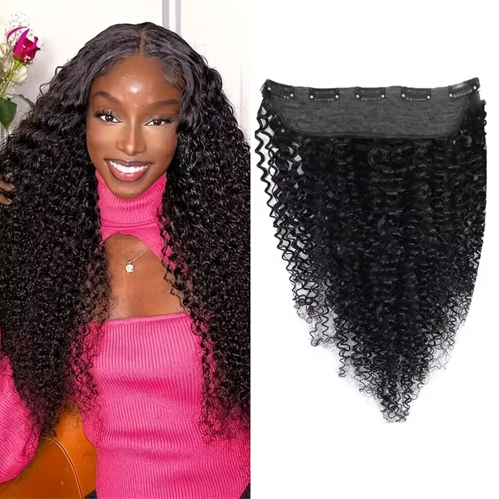 Seamless Clip In Hair Extensions Human Hair - 1 szt. Doczepiane włosy na klipsach,