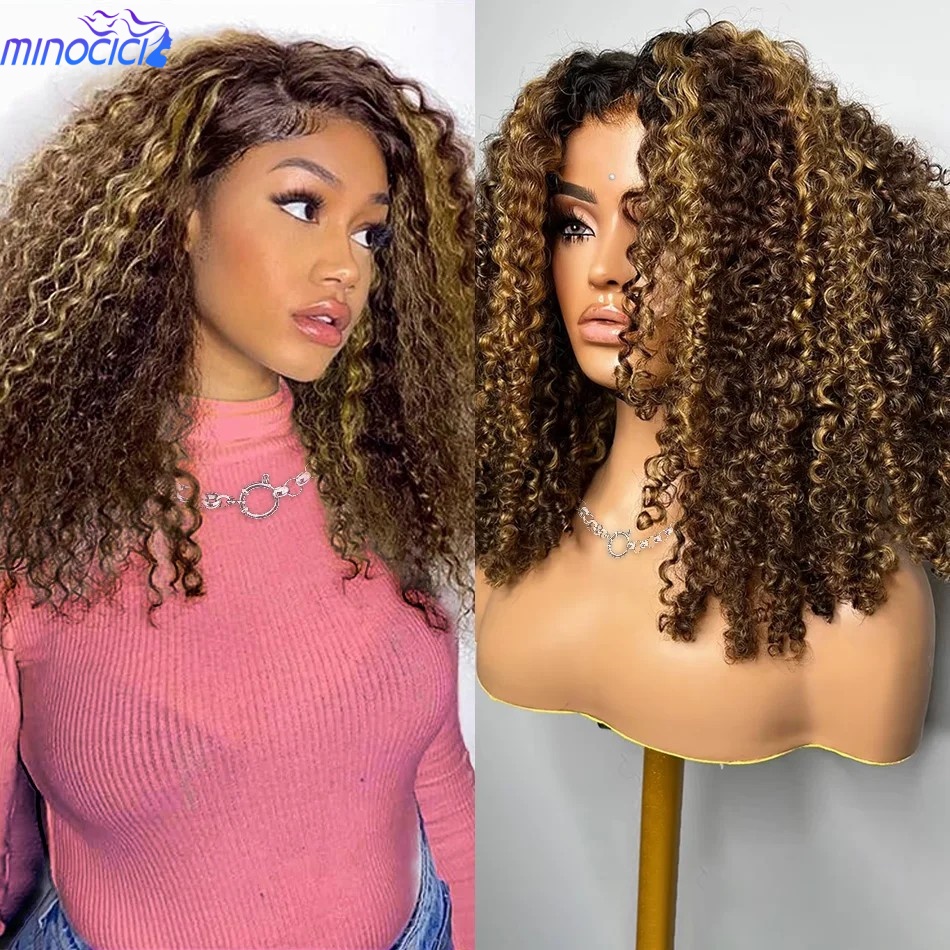 Glueless Wear And Go Human Hair Wig - P4/27 – peruka z krótkimi, kręconymi