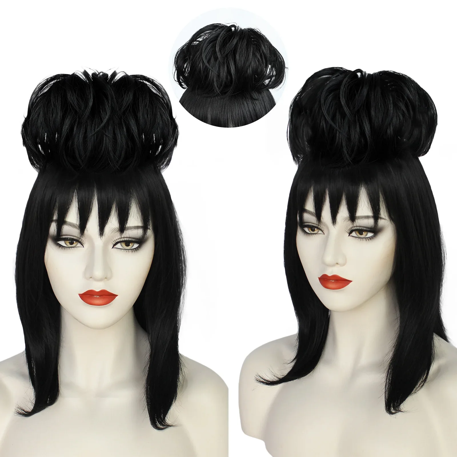 Synthetic Braided Wigs For Black Women - Lydia Deetz peruka do cosplay suknia