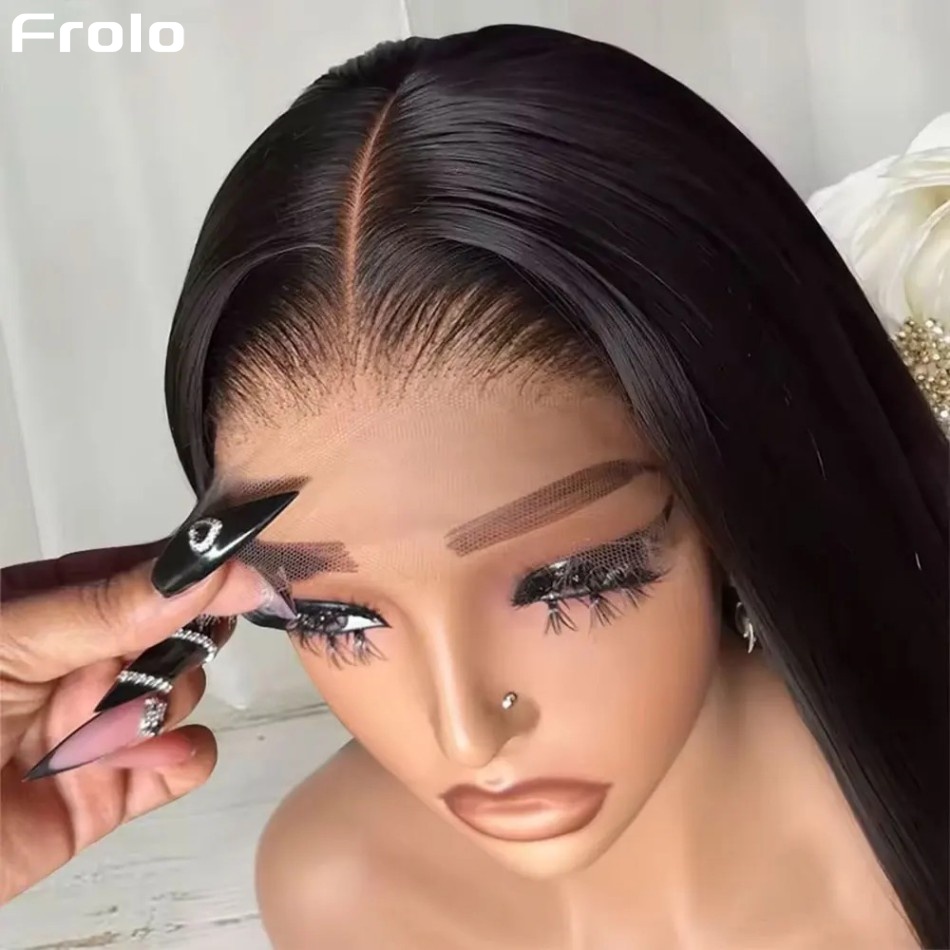 Lace Front Wigs - Peruki z naturalnych włosów, bezklejowe, idealnie