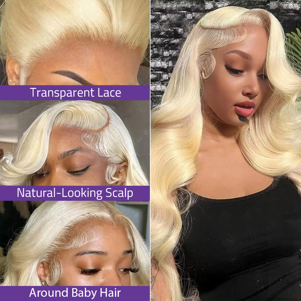 13x4 Blond 613 Peruka z koronk – 613 Blonde Body Wave Lace Front Wig recenzja i cena