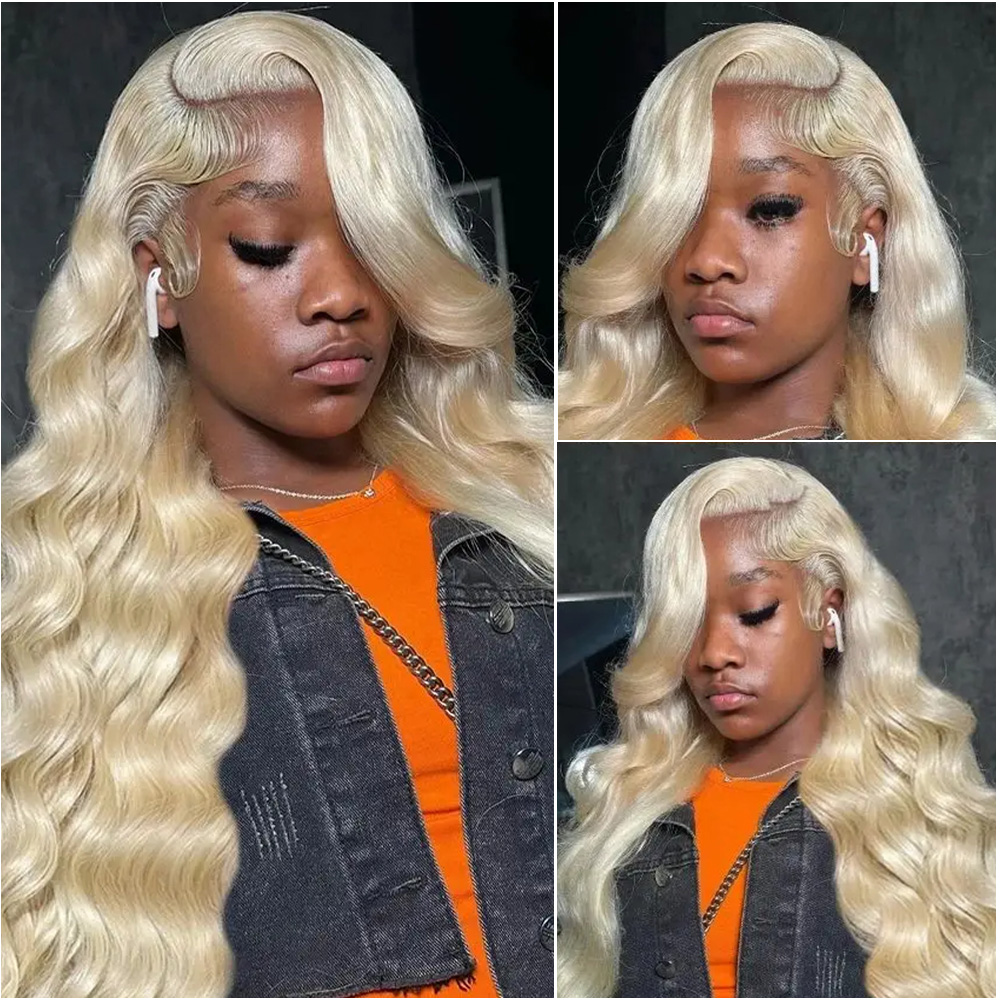 13x4 Blond 613 Peruka z koronk – 613 Blonde Body Wave Lace Front Wig recenzja i cena