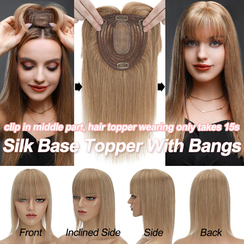Peruka damska z jedwabną podst – Seamless Clip In Hair Extensions Human Hair recenzja i cena