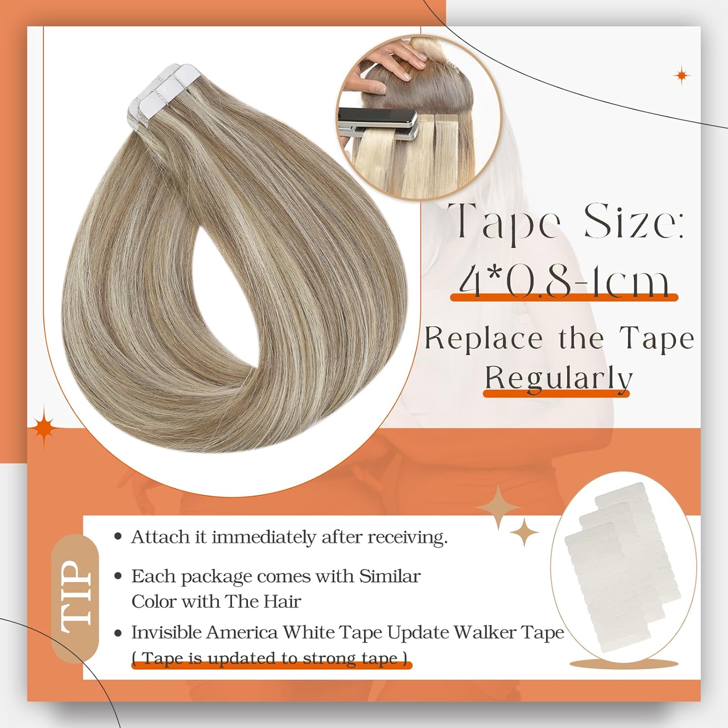Taśma Full Shine w doczepach z – Invisible Tape In Extensions Real Hair recenzja i cena