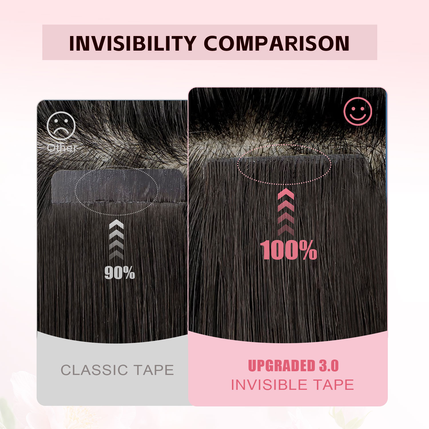 Sweetmet – niewidoczne taśmy d – Invisible Tape In Extensions Real Hair recenzja i cena