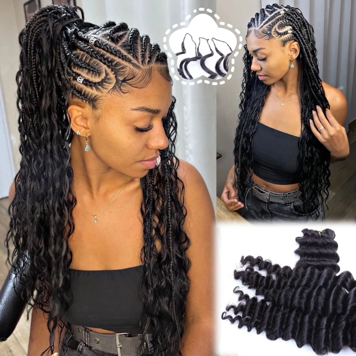 Naturalne, czarne, głęboko fal – Hair Bundles recenzja i cena
