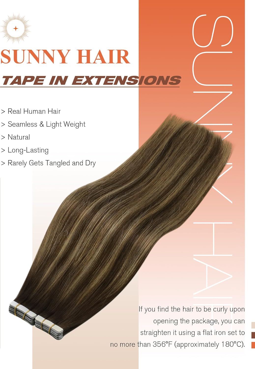 VeSunny Remy Tape In Hair Exte – Invisible Tape In Extensions Real Hair recenzja i cena
