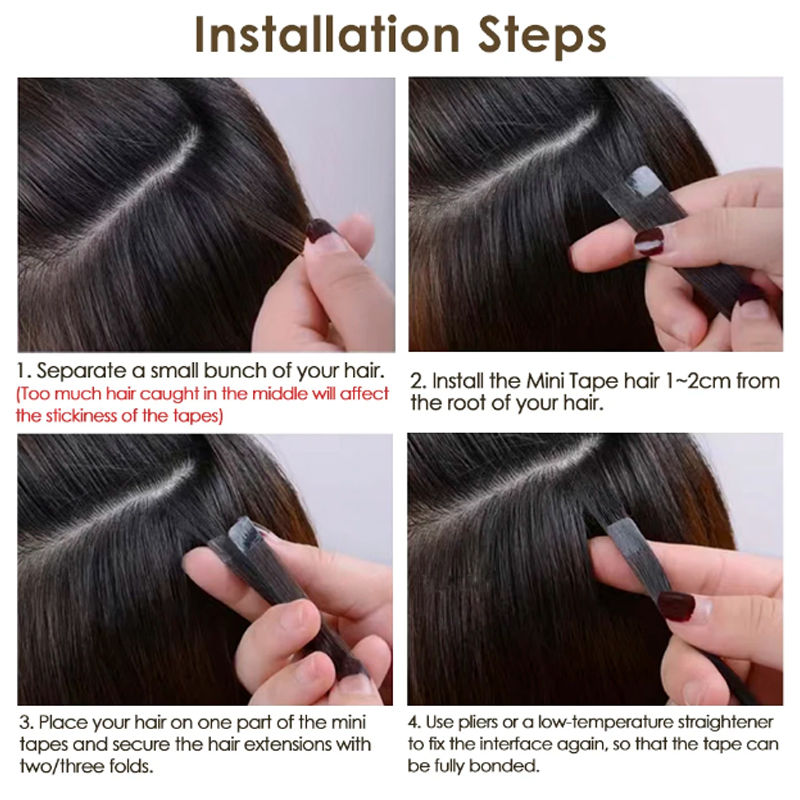 Mini taśma do przedłużania wło – Invisible Tape In Extensions Real Hair recenzja i cena