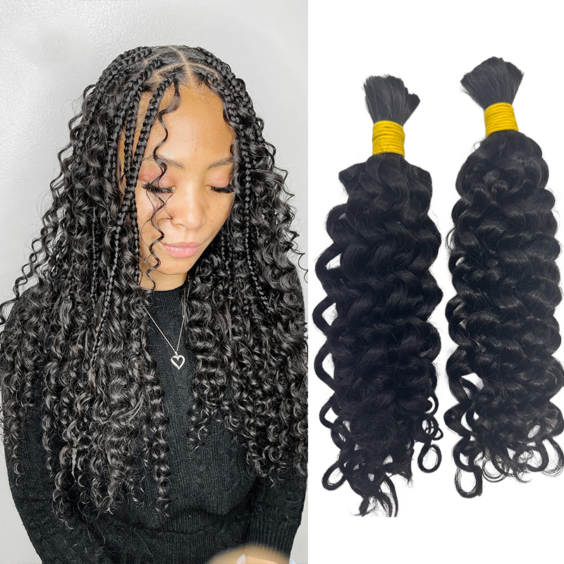 Włosy do zaplatania, ludzkie,  – Water Wave Bulk Human Hair For Braiding recenzja i cena