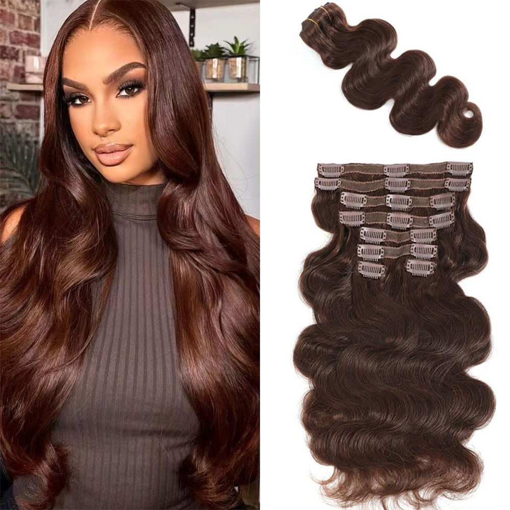 # 4 Klipsy do przedłużania wło – Seamless Clip In Hair Extensions Human Hair recenzja i cena
