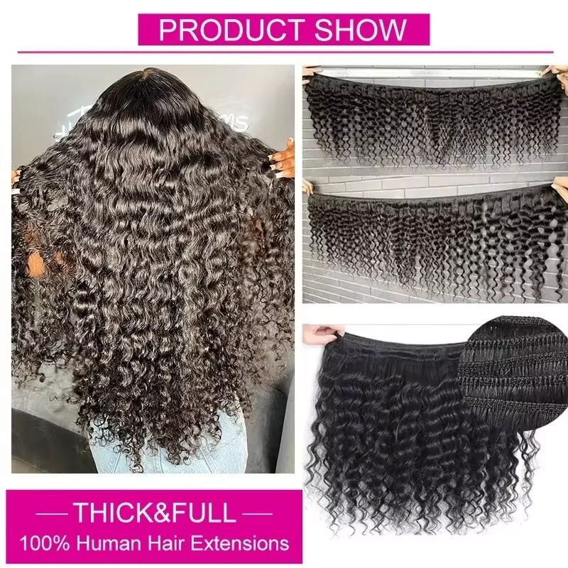 100% Brazylijskie, dziewicze w – Deep Wave 3 Bundles With Closure recenzja i cena