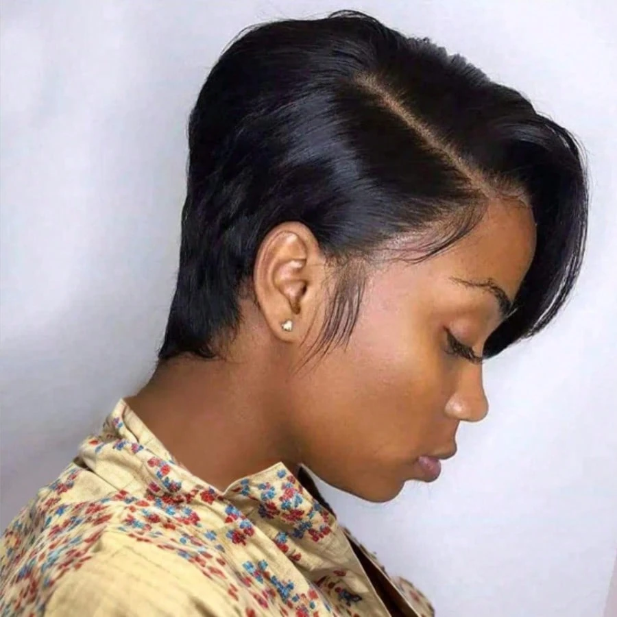 Krótkie, tanie, hurtowe peruki – Short Pixie Cut Wig Human Hair Cheap recenzja i cena