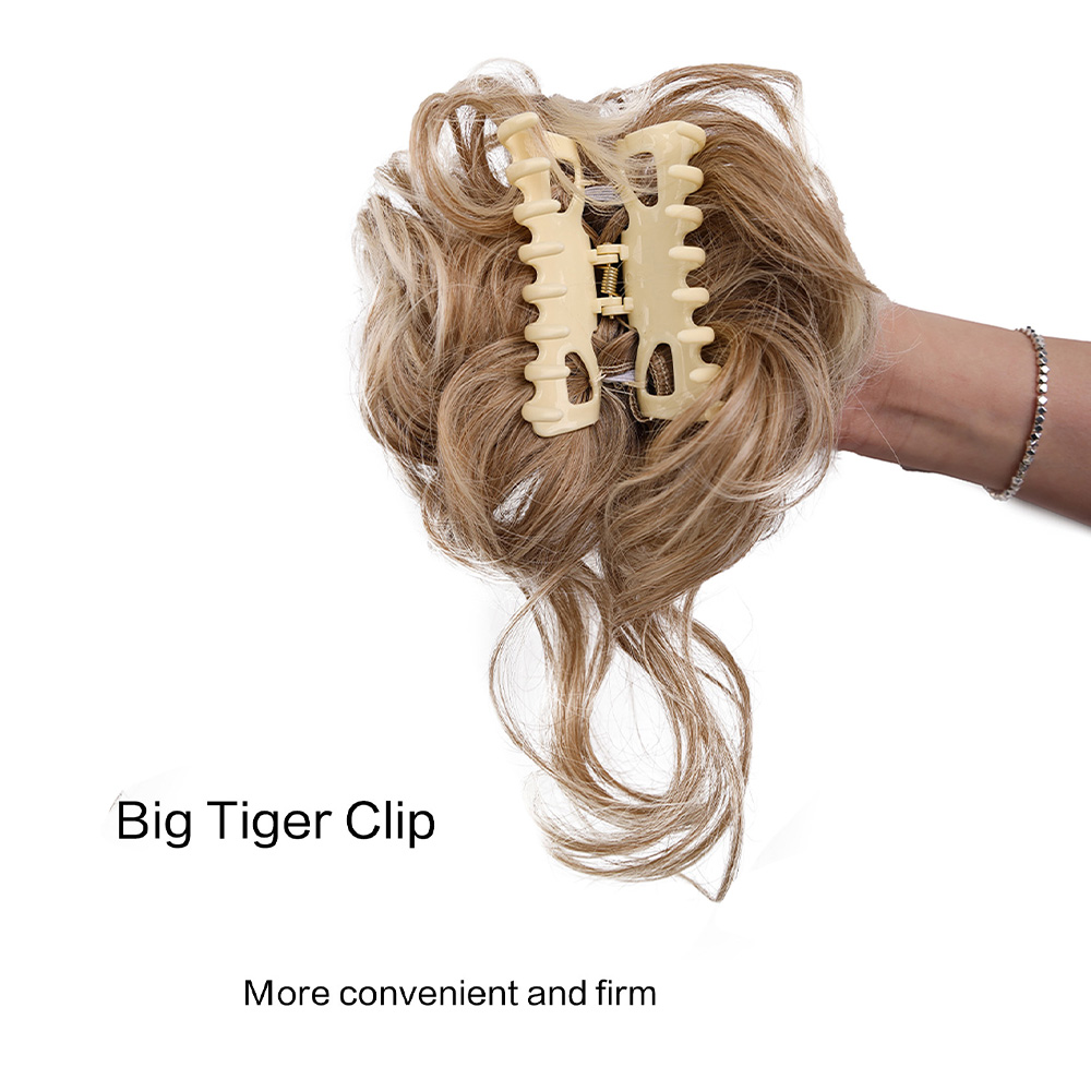 Syntetyczny roztrzepany kok tr – Claw Clip Messy Bun Hair Piece recenzja i cena