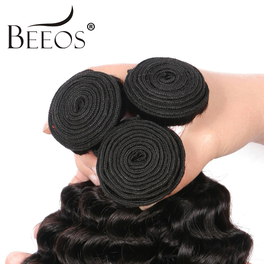 BEEOS Natural Deep Wave wiązki – Deep Wave 3 Bundles With Closure recenzja i cena