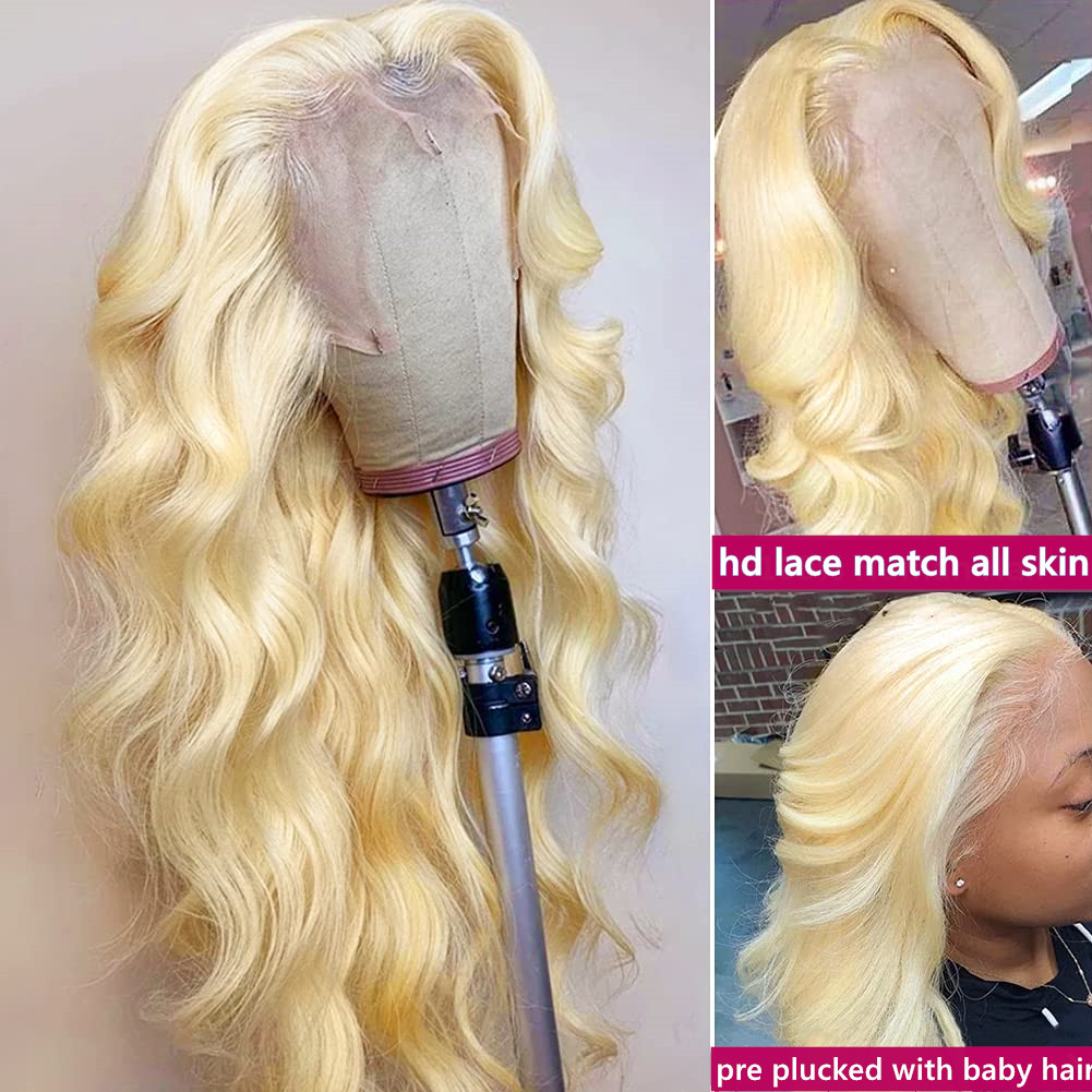 Peruka typu lace frontal 13x6  – 613 Blonde Body Wave Lace Front Wig recenzja i cena