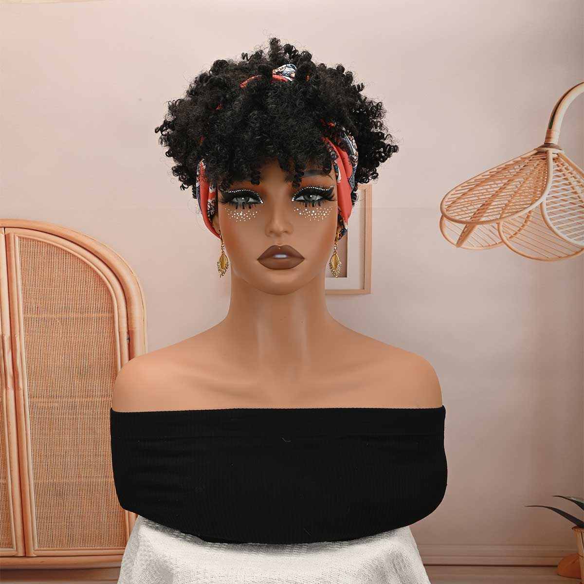 Peruka z afrykańskim wzorem, o – Synthetic Wigs recenzja i cena