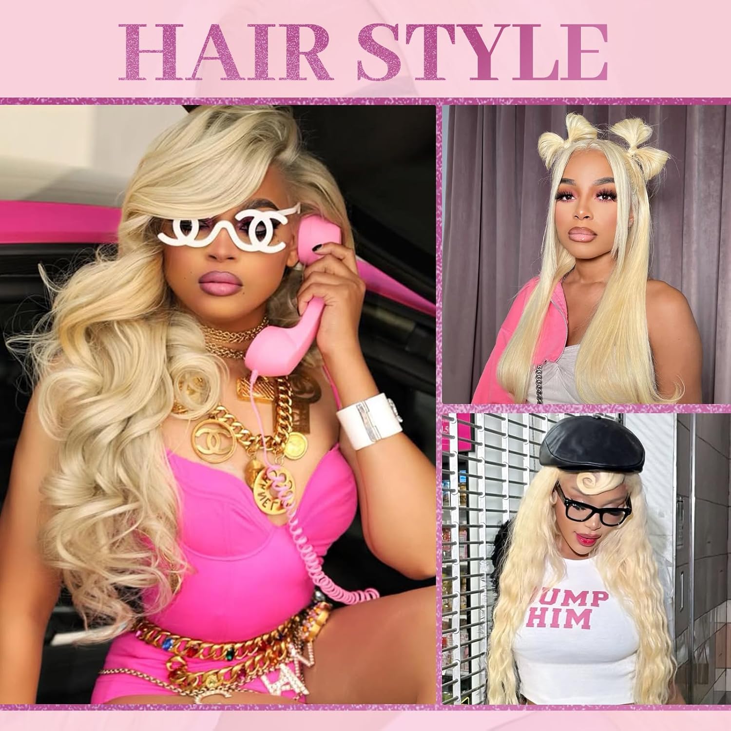 Peruka z ludzkich włosów w kol – 613 Blonde Body Wave Lace Front Wig recenzja i cena