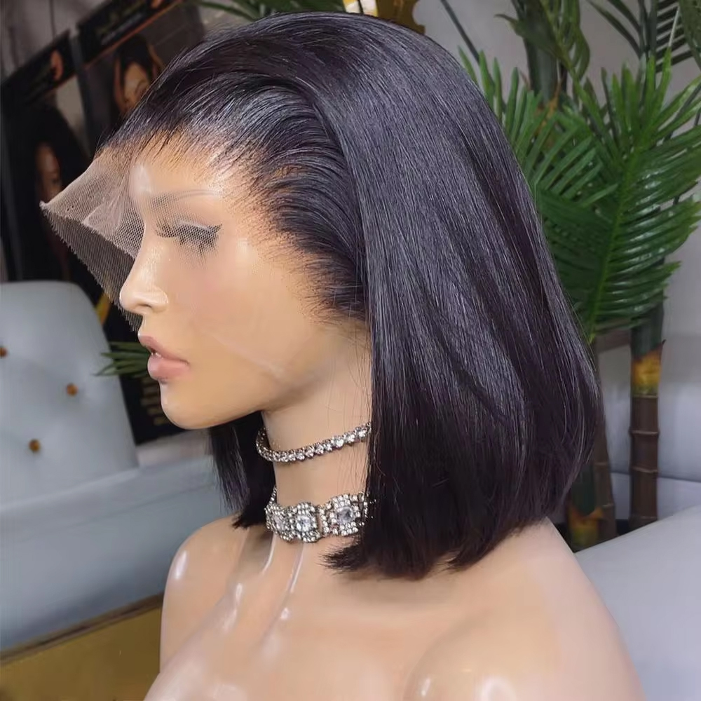 Peruka z naturalnych włosów, g – Pre Parted 13X4 Lace Front Bob Wig recenzja i cena